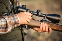 Jäger mit Gewehr